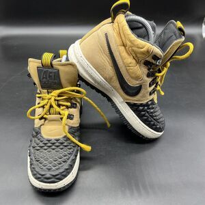 Nike Lunar Force 1 Duckboot Size 5Y Sneaker Metallic Gold 922807-700 Wheat